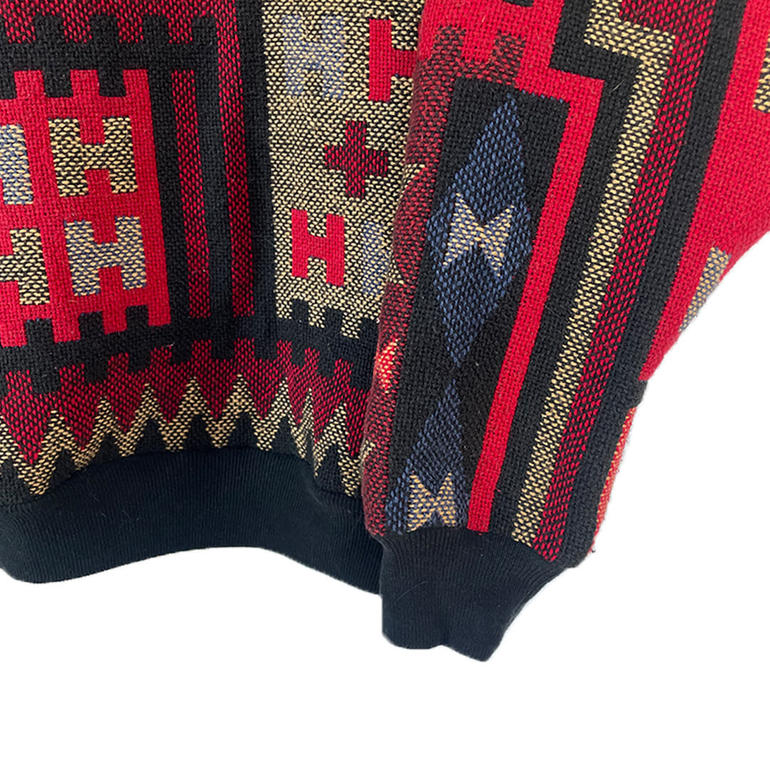 Red Pattern Crewneck