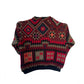 Red Pattern Crewneck