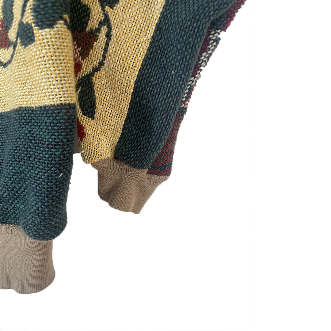 Tan Flower Crewneck