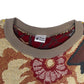 Tan Flower Crewneck